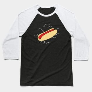 A sad Hot dog Baseball T-Shirt